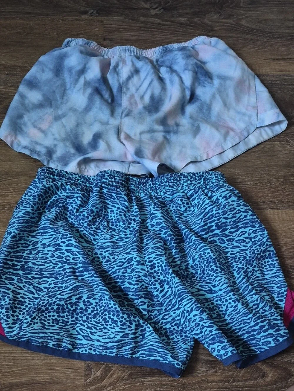 LOT OF 4 Girls Athletic Running Shorts Adidas Nike Champion Reebok L / XL 12-16